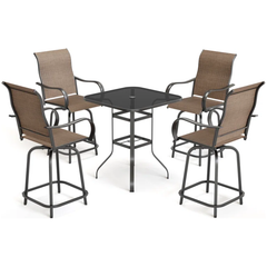 Barstool Bar Table Set